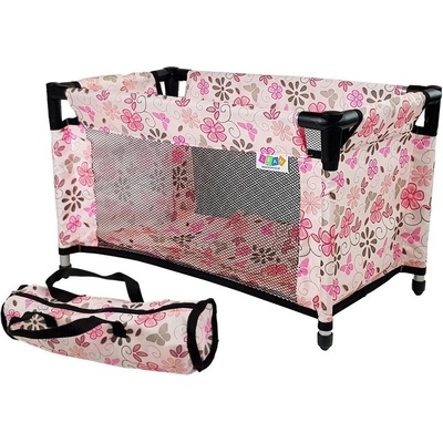 mamido Postýlka pro panenky Alice růžová s květinami – Hledejceny.cz