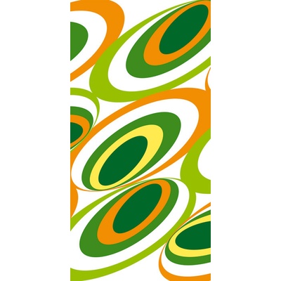 Dimex S-367 vliesová fototapeta na zeď Green ovals 2 rozměry 110 x 220 cm