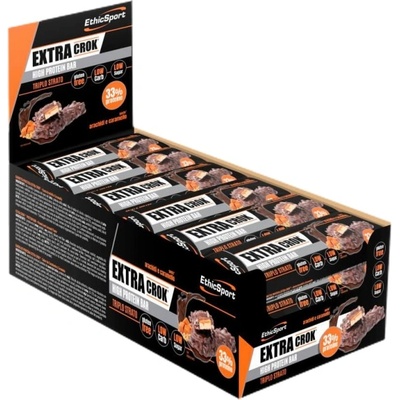 EthicSport EXTRA CROK High Protein Bar [18 x 50 грама] Фъстъци и карамел