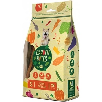 DUVO+ Garden Bites Dental Twisters 13 cm / 420 g 28 ks vrecko