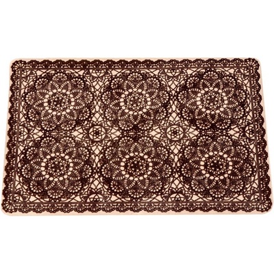 Vesna prostírání krajka PVC černé 30x44,5cm