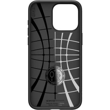 Spigen Гръб Spigen за iPhone 15 Pro Max, Liquid Air, Черен (8809896749114)