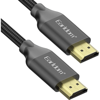 Earldom Кабел Earldom ET-W26 HDMI - HDMI, 2м. , 4К, С оплетка, Черен - 18384 (18384)