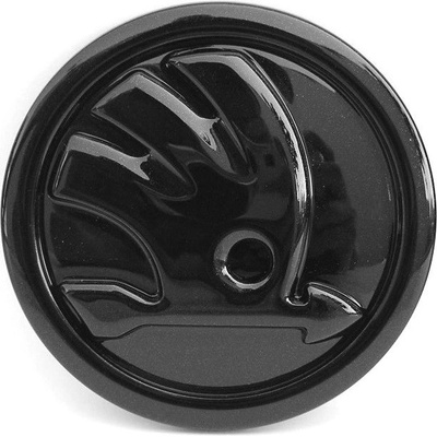 Škoda Auto Přední znak - logo Škoda Scala (průměr 90 mm) - originál v černé barvě BLACK MAGIC F9R – Hledejceny.cz