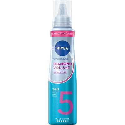 Nivea Diamond Volume pěnové tužidlo pro oslňující objem 150 ml – Sleviste.cz