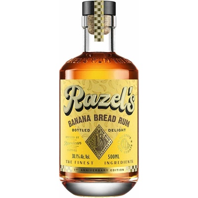 Razel’s Banana Bread Rum 38,1%, 0,5 L (čistá fľaša)