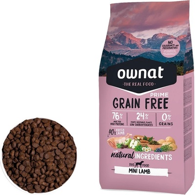 Ownat Grain Free Prime Mini Lamb 3 kg