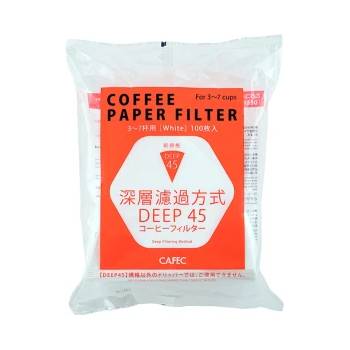 Cafec Deep 45 хартиени филтри 100 бр (DDF-100W)