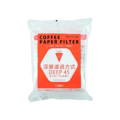 Cafec Deep 45 хартиени филтри 100 бр (DDF-100W)