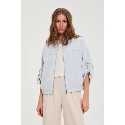 Moodo Якета със завити ръкави светлосина Moodo Moodo | Sin | ЖЕНИ | XS
