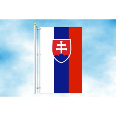 LIBEA, s.r.o. Slovenská vlajka 120×80 cm svisle Uchycení: Karabiny na delší straně