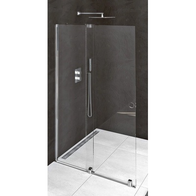 Polysan Modular Shower sprchové dvere 160 cm posuvné chróm lesklá/priehľadné sklo MS5-160