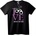 NOONEBRAND Тениска 6 Любов белезници - 2XL, Black