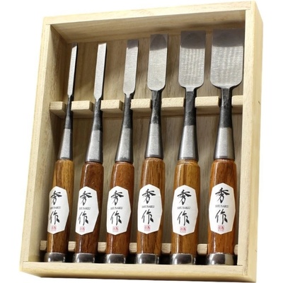 SHUSAKU Sada japonských truhlářských dlát OIRE NOMI, 6 kusů 123/891189C – Sleviste.cz