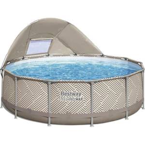 Bestway Басейн Bestway Steel Pro MAX 561FY, Ø396 х 107 см със сенник