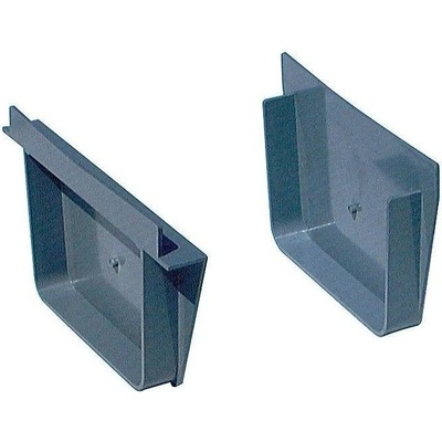 VÁGNER POOL přelivový žlábek - Koncovka vnitřní /venkovní PVC vp-4105023