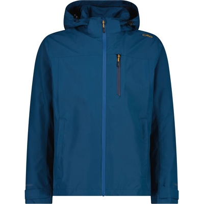 CMP Мъжко водоустойчиво яке CMP Jacket Fix Hood Ripstop Waterproof jacket - Petroleum - размер 58 (EU) (002-3410-0517)