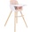 KikkaBoo Стол за хранене 2в1 Woody Pink (31004010083)
