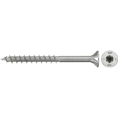 Fischer 574126 skrutky do drevotriesky 4.5 mm 70 mm TX Nerezová oceľ 100 ks
