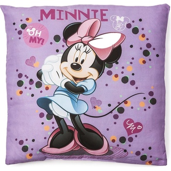 Jerry Fabrics vankúš Minnie purple 40x40