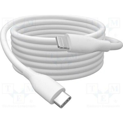 Digitus AK-600110-005-W USB 2.0; vidlice Apple Lightning,USB C vidlice, 0,5m