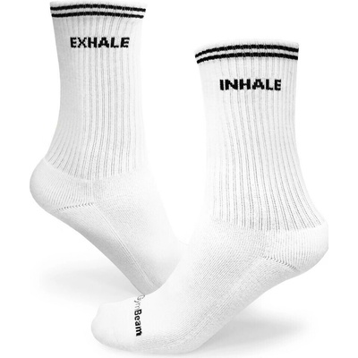 GymBeam Breathe Socks White – Zboží Mobilmania