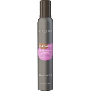 Alter Ego Chrom Ego Silver Maintain Mousse bezoplachová pěna pro blond vlasy 200 ml