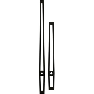 Hodinové ručky kovové /143 - 0051 černé
