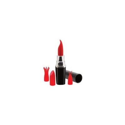 Dildos assorted S Pleasures Lipstick Vibrator Черен/Червен (P24501)