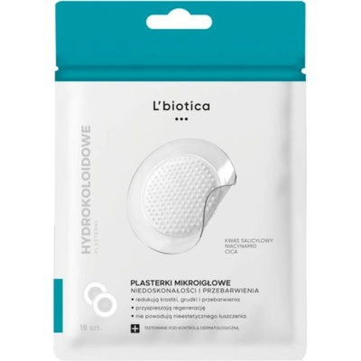 L’biotica Microneedle Patches náplasti na problematickou pleť 18 ks