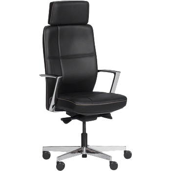 Carmen Президентски офис стол sahara - черен lux