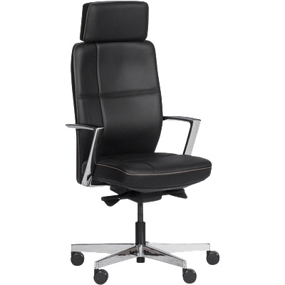 Carmen Президентски офис стол sahara - черен lux