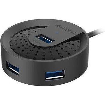 A4Tech USB хъб A4tech HUB-30C, 4 портов, USB 3.0, 5120 Mbit/s, Черенa (28577)