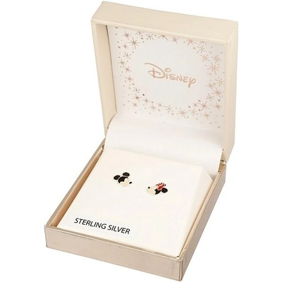 Disney stříbrné náušnice pecky Mickey and Minnie Mouse ES00087SL.CS