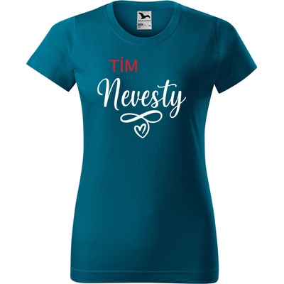Handel Tričko Tím nevesty benzínovomodrá
