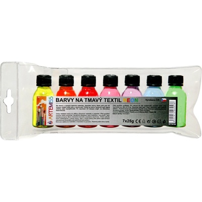 Artemiss Sada barev na tmavý textil neonové odstíny 7 x 25 g