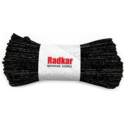 RADKAR šňůry na šití 5mm Golden Black - 100m návin