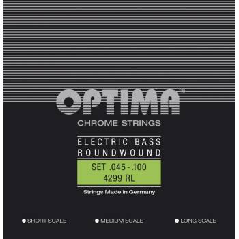 Chrome Strings. Round Wound Medium Scale sada 4-Strings