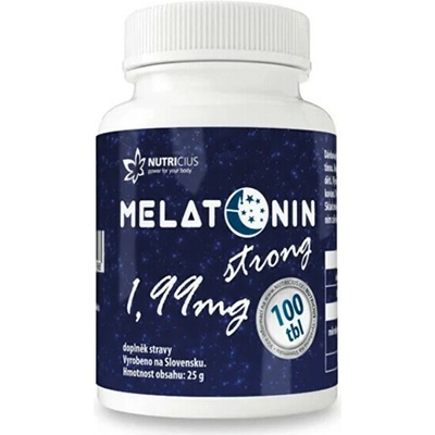 Nutricius Melatonín strong 1,99 mg 100 tabliet