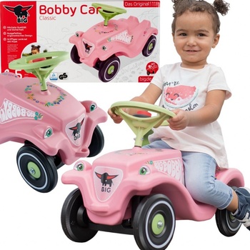 BIG Bobby Car Classic Flower ružové