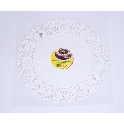 Krajka 8 ks DESSERT kulatá 34cm