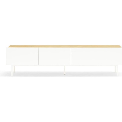Teulat Бяла/естествена маса за телевизор от декор от дъб 180x45 cm Arista - Teulat (12937_TE)