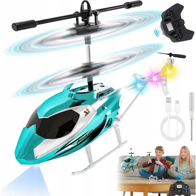 HELIKOPTER ZDALNIE STEROWANY RC LETADLO S OVLADAČEM DÁREK VRTULNÍK S LED