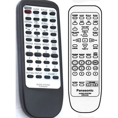 GENERAL Panasonic eur646468 - дистанционно управление дубликат (eur646468)