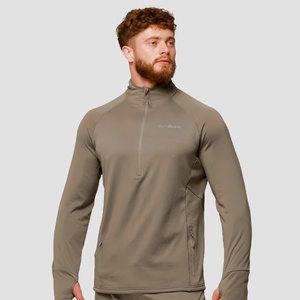 GymBeam Pulse 1/2 Zip Running суитчър Vetiver XXL