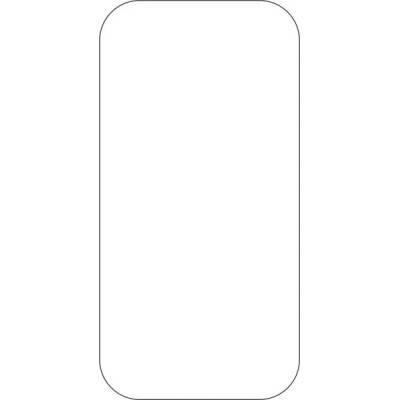 Samolepicí značení umístění palet WT-5210, tvar ''obdélník'' – polyester, bílá, 100×50 mm, balení 25 ks