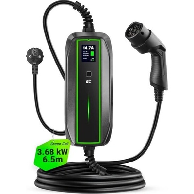 Green Cell 3, 6kW 6, 5m мобилно зарядно устройство за електрически превозни средства (EV16)