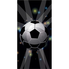 TipTrade osuška 70 x 140 cm futbalová lopta