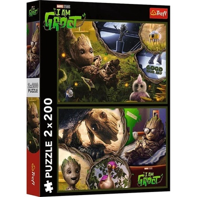 Trefl Marvel 2 x 200 dielov Groot