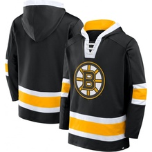 Fanatics mikina Boston Bruins Mens Laced Hockey Hoodie